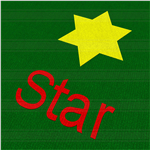 Saferturf Star with Text