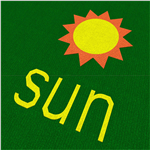 Saferturf Sun with Text