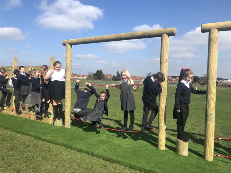 Trim Trail Equipment For School Playgrounds