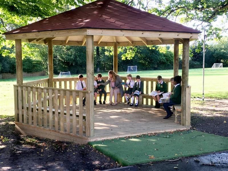 Timber Gazebos for Primary School Playgrounds