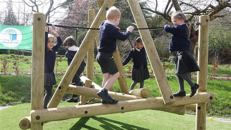 small climbing frame for children and playgrounds