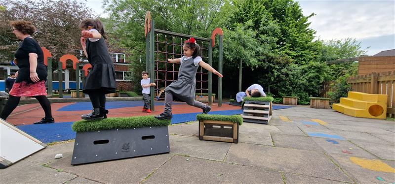 outdoor movable blocks for playgrounds