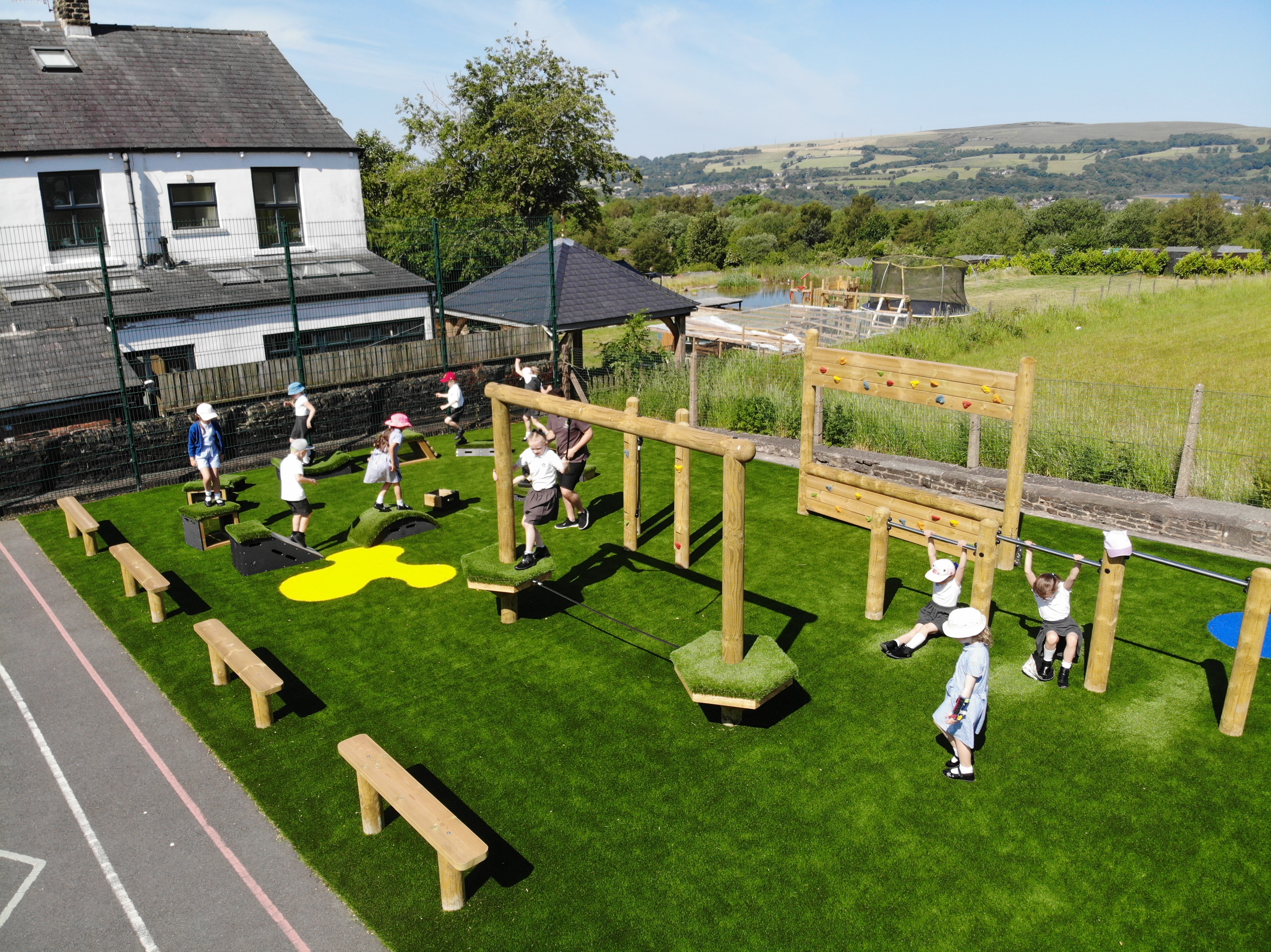 a birds eye view of padfield commmunity primary