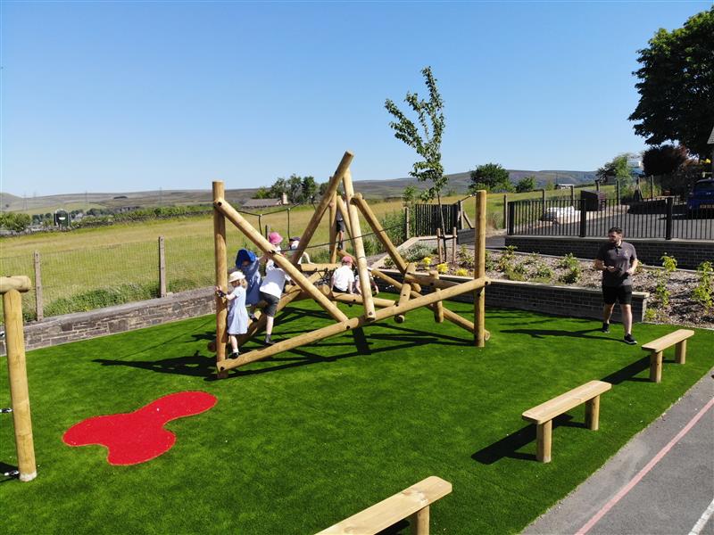 Padfield Community Primary School new playground development