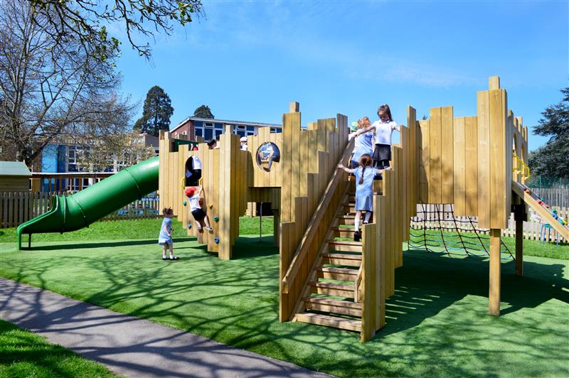 playground castle for primary schools