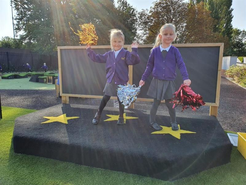 outdoor performance stages for primary schools