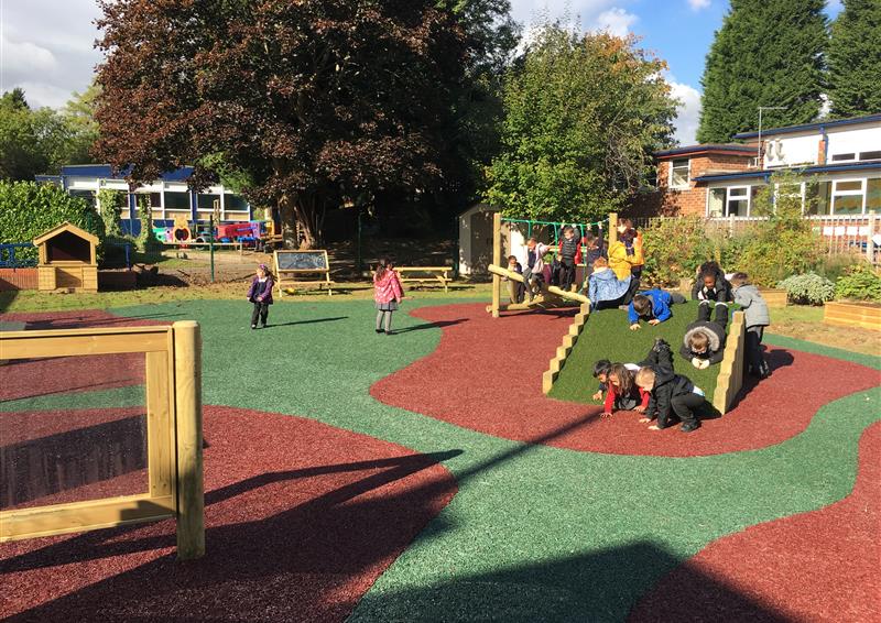 Playbond Rubber Bark Chippings Pentagon Play