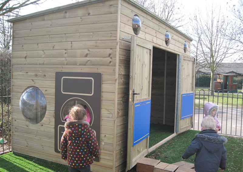 Playground Storage For Schools and Nurseries Pentagon Play