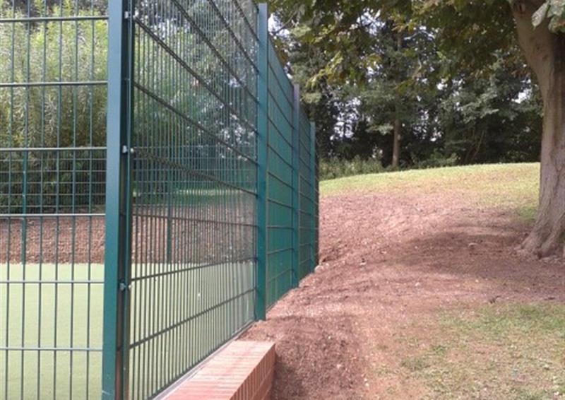 School Security Fencing For Safeguarding Pentagon Play