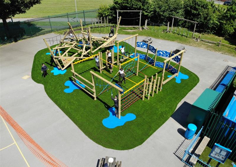 Outdoor Climbing Frames For Schools Pentagon Play