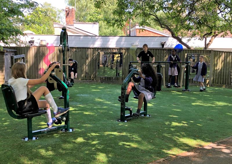 Outdoor Gym Equipment For Schools and Parks Pentagon Play
