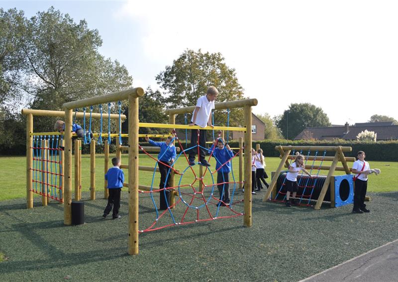 Outdoor Climbing Frames For Schools Pentagon Play