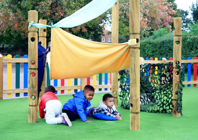 Den Making Equipment and Playhouses For Schools Pentagon Play