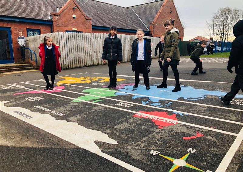 Playground Markings For Schools And Nurseries Pentagon Play