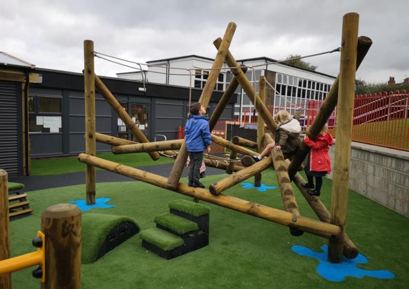 Outdoor Climbing Frames For Schools Pentagon Play