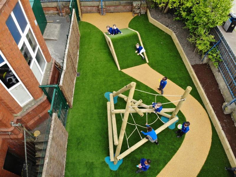 artificial grass for school playground