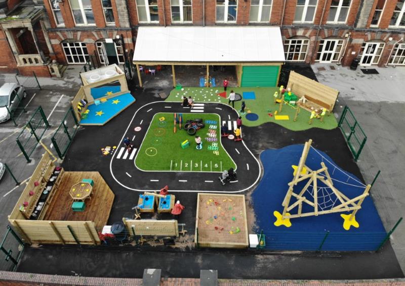 Early Years Outdoor Playground Equipment & Nursery Pentagon Play