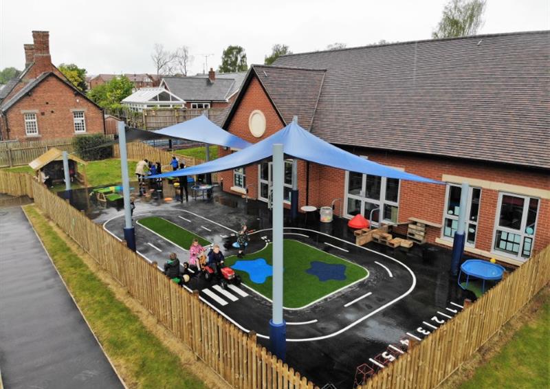 Early Years Outdoor Playground Equipment & Nursery Pentagon Play