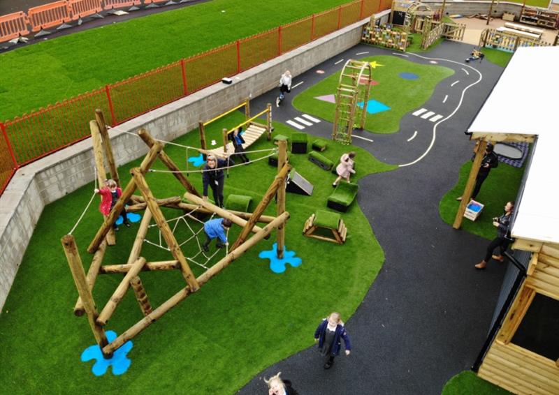 Early Years Outdoor Playground Equipment & Nursery Pentagon Play